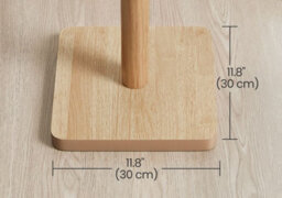 Modcraft Free Standing Solid Coat Rack With 8 Hooks For Hallway - thumbnail 3