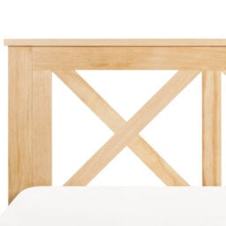 Beliani Bed Pine Wood Tannay 160 X 200 Cm (Eu King Size) Light Brown - thumbnail 9