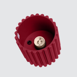 Sollux Lighting Aura Aluminum Burgundy 1 Lights Minimalist Ceiling Light - thumbnail 5