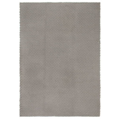 Berkfield Rug Rectangular Grey 160X230 Cm Cotton