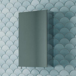 Affine Bathroom Mirror Cabinet Single Door Cupboard Stainless Steel Wall Mounted 300X500mm - thumbnail 2