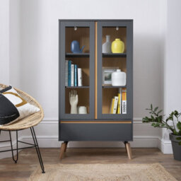 Nöa & Nani Noa & Nani Display Cabinet Dresser In Grey And Natural Pine Otto - thumbnail 2