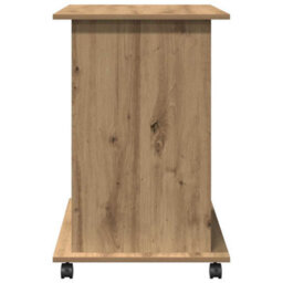 Berkfield Computer Desk Artisan Oak 80X50X75 Cm Engineered Wood - thumbnail 5