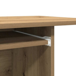 Berkfield Computer Desk Artisan Oak 80X50X75 Cm Engineered Wood - thumbnail 8