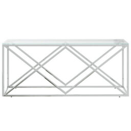 Walplus Coffee Table 110X45X45 Cm Stainless Steel And Glass - thumbnail 3
