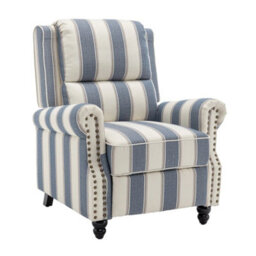 Recliner Armchair Fireside Chair Lounge Reading Chair 270Lbs Capacity - thumbnail 4