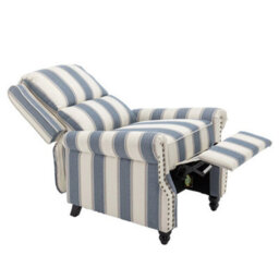 Recliner Armchair Fireside Chair Lounge Reading Chair 270Lbs Capacity - thumbnail 6