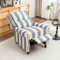 Recliner Armchair Fireside Chair Lounge Reading Chair 270Lbs Capacity - thumbnail 1