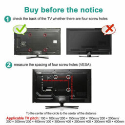 Tilt Tv Wall Bracket Mount For 32 37 40 42 46 50 52 55 60 65Inch Sony Lg Samsung - thumbnail 3