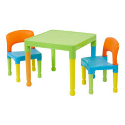 Liberty House Toys Kid's Multicoloured Plastic Table And 2 Chair Set - thumbnail 4