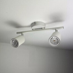 CGC Lighting Cgc Jack White Double Head Gu10 Twin Ceiling Spot Bar Light - thumbnail 8