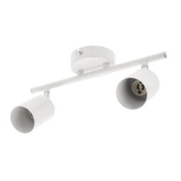 CGC Lighting Cgc Jack White Double Head Gu10 Twin Ceiling Spot Bar Light - thumbnail 3