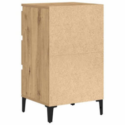 Berkfield Modern Bedside Cabinet Artisan Oak 40X35X70 Cm Engineered Wood - thumbnail 8