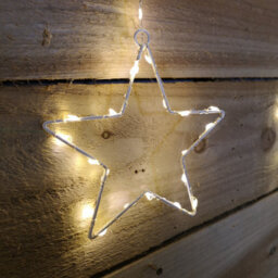 Samuel Alexander 1.2M X 1.2M Light Up Star Pin Wire Christmas Curtain Lights With 303 Warm White Leds - thumbnail 2