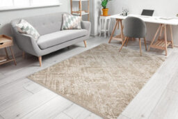 RugsX Modern Carpet Duke 51541 Beige - Geometric, Structured, Very Soft, Fri  180X270 Cm - thumbnail 5