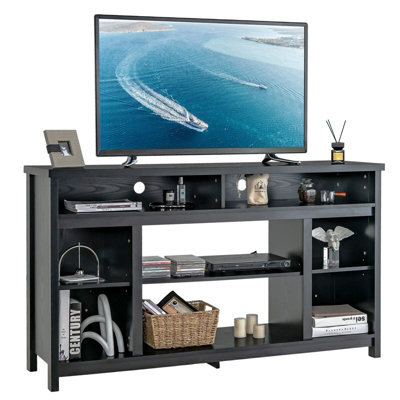 Gainoom 147Cm Tv Stand For Tvs Up To 65 Inch Media Console Table W/ Adjustable Shelf - image 1