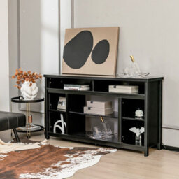 Gainoom 147Cm Tv Stand For Tvs Up To 65 Inch Media Console Table W/ Adjustable Shelf - thumbnail 4
