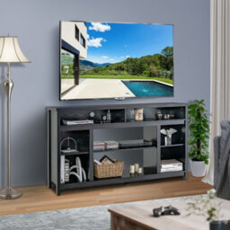 Gainoom 147Cm Tv Stand For Tvs Up To 65 Inch Media Console Table W/ Adjustable Shelf - thumbnail 5