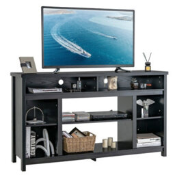 Gainoom 147Cm Tv Stand For Tvs Up To 65 Inch Media Console Table W/ Adjustable Shelf - thumbnail 1