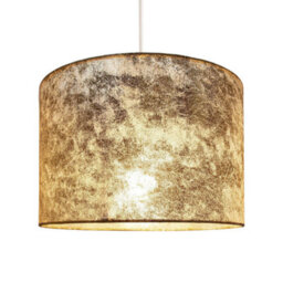 Happy Homewares Modern Designer Gold Foil Effect 10 Lamp Shade For Table Or Ceiling Use - thumbnail 2