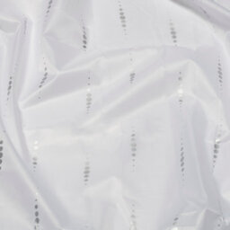 Croydex Silver Dotty Textile Shower Curtain - thumbnail 4