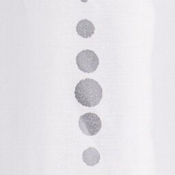 Croydex Silver Dotty Textile Shower Curtain - thumbnail 5