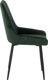 Seconique Athens Rectangular Dining Set With Avery Chairs - Medium Oak Effect/black/emerald Green Velvet - thumbnail 8