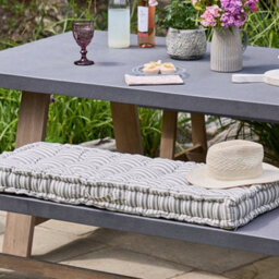 Dibor Vintage Style Grey Indoor Hallway Furniture Bench Chair Seat Pad Cushion - thumbnail 2