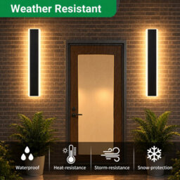 Ener-J Outdoor Acrylic Wall Light Warm White 10W Ip65 - thumbnail 4