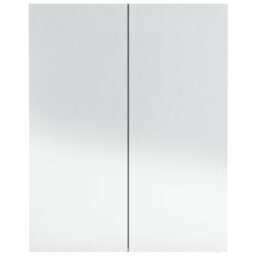 Vidaxl Bathroom Mirror Cabinet 60X15X75 Cm Mdf Anthracite - thumbnail 5