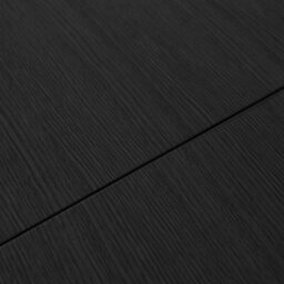 Sweeek - Oval Extendable Dining Table Rubberwood And Oak Veneer 4-6 Seats Black 140X100X75 Cm - Lisa - thumbnail 8