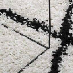 Walplus Shaggy Rug Pamplona High Pile Modern Cream And Black 280 Cm - thumbnail 8