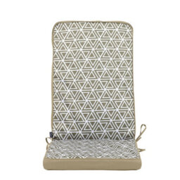 icon Outdoor High Back Seat Cushion Olive Green Geometric - thumbnail 2