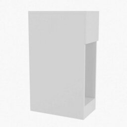1 Drawer-White Narrow Cabinet Tables White Slim Bedside Table Nightstand With Shelf Drawer 60Cm - thumbnail 4