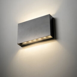 CGC Lighting Cgc Donna Black Slim Led Outdoor Wall Light Up And Down 4000K Natural White Ip65 - thumbnail 6