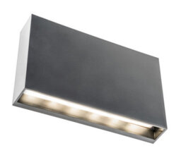 CGC Lighting Cgc Donna Black Slim Led Outdoor Wall Light Up And Down 4000K Natural White Ip65 - thumbnail 5