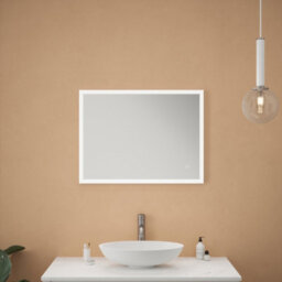 Bubly Bathrooms Stockholm Led Bathroom Mirror - 600X800mm With Anti-Fog Demister Pad & Natural White Light (Ip44)