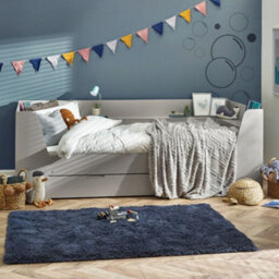 Cyclone Taupe Wooden Storage Day Bed - 3ft Single - thumbnail 1