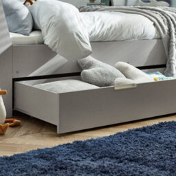 Cyclone Taupe Wooden Storage Day Bed - 3ft Single - thumbnail 2