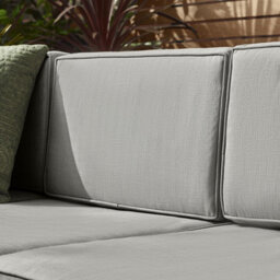 Furniturebox Orlando Black Rattan Garden Sofa Modular Outdoor Patio Couch Seating, Table & 4 Chairs Garden Corner Sofa Set +Cover - thumbnail 5