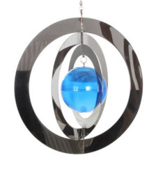 Home 2 Garden Modern Solar Saturn Wind Spinner - thumbnail 1