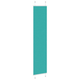 Berkfield Pleated Blind Petrol Green 45X200 Cm Fabric Width 44.4 Cm Polyester - thumbnail 4