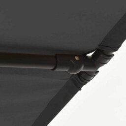 Walplus Garden Parasol With Aluminium Pole 2X1.5 M Anthracite - thumbnail 9