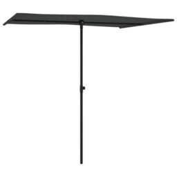 Walplus Garden Parasol With Aluminium Pole 2X1.5 M Anthracite - thumbnail 3