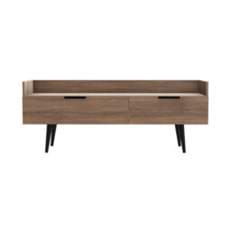 Fuji 2 Drawer Tv Unit In Carini Walnut (Ready Assembled) - thumbnail 7