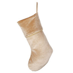 Dibor Light Pink Knightsbridge Velvet Xmas Gift Decoration Christmas Stocking For Kids - thumbnail 2