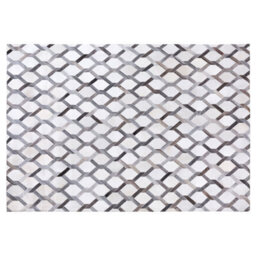 Beliani Rug Aydin Grey 140 X 200 Cm Leather - thumbnail 5
