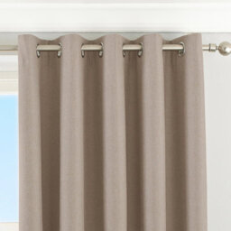 Riva Home Thermal Blackout Eyelet Curtain Pair Natural (W)168Cm X (D)137Cm - thumbnail 2