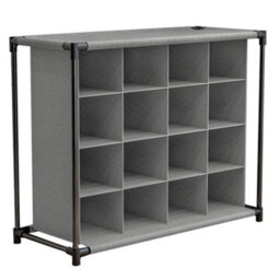 Darphe Home-Use Four-Layer 16-Slot Simple Non-Woven Fabric Shoe Rack 88Cm (W) X 37Cm (D) X 65Cm (H) - thumbnail 4