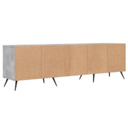 Berkfield Sturdy Tv Cabinet Concrete Grey 150X30X44.5 Cm Engineered Wood - thumbnail 8